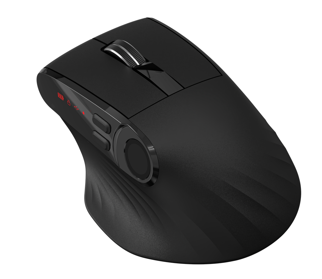 Ergonomics wireless mouse with Fingerprint Sensor
