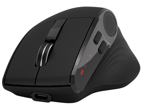 Ergonomics wireless mouse with Fingerprint Sensor