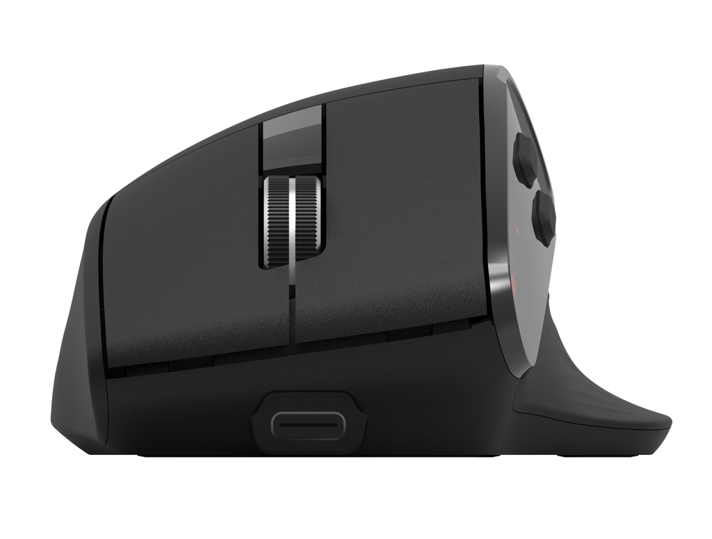 Ergonomics wireless mouse with Fingerprint Sensor