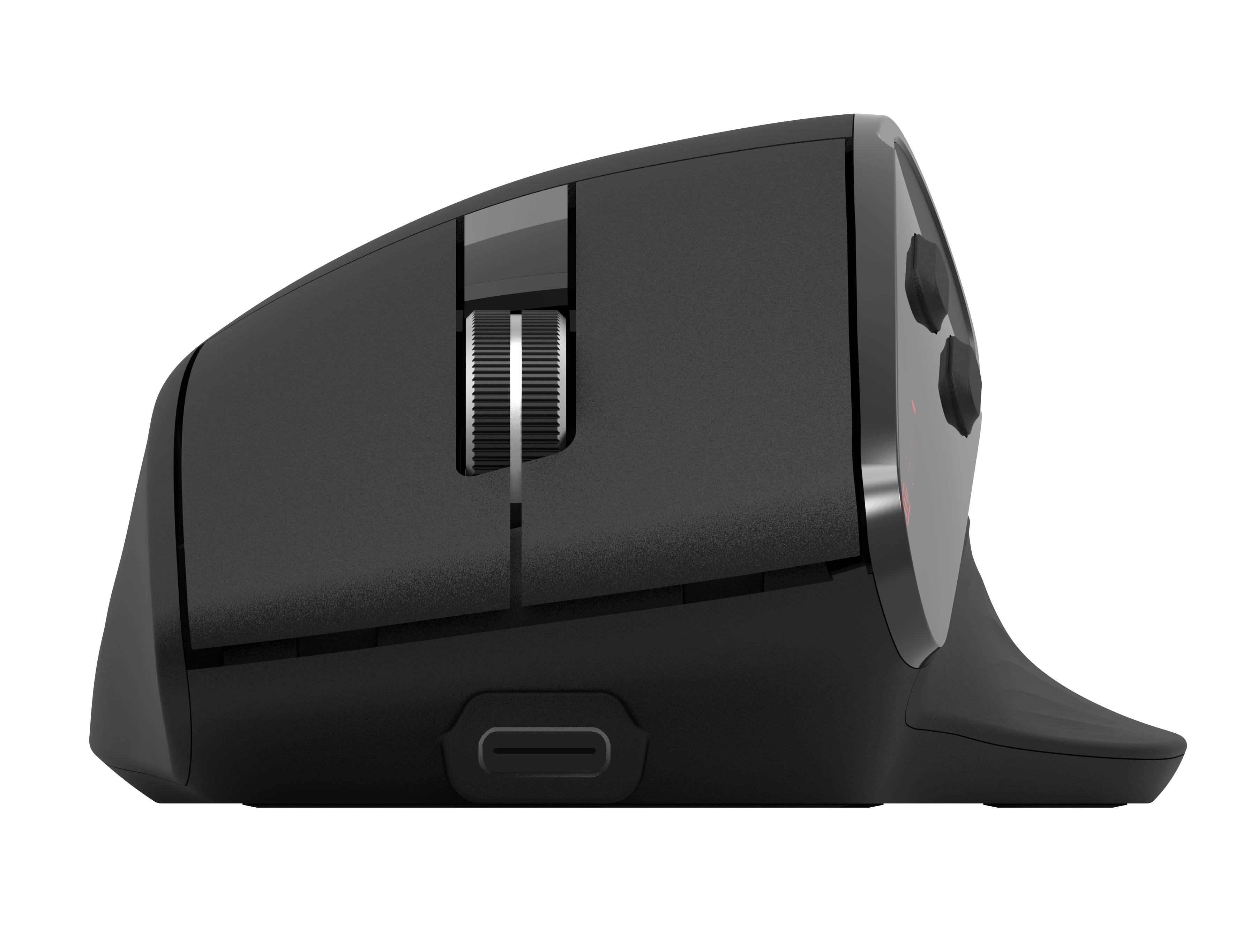 Ergonomics wireless mouse with Fingerprint Sensor